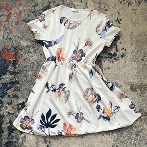 White floral dress